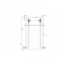 AY McDonald 5186-273 - 780W460WWPP 44X21 W STYLE SGL RISER PIT SPBVxSPBV