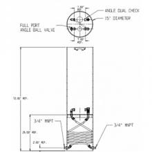 AY McDonald 5189-162 - 792-284KFPP 330X15X7.50 TAN COIL FPBVxFPDCK MNPT X MNPT