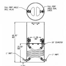 AY McDonald 5189-448 - 790-436QFPP 440X18 SGL COIL SPBVxFPDCK MNPTxMNPT