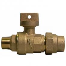 AY McDonald 5192-111 - 76107G 3/4 BALL CURB CTS X MNPT - NL