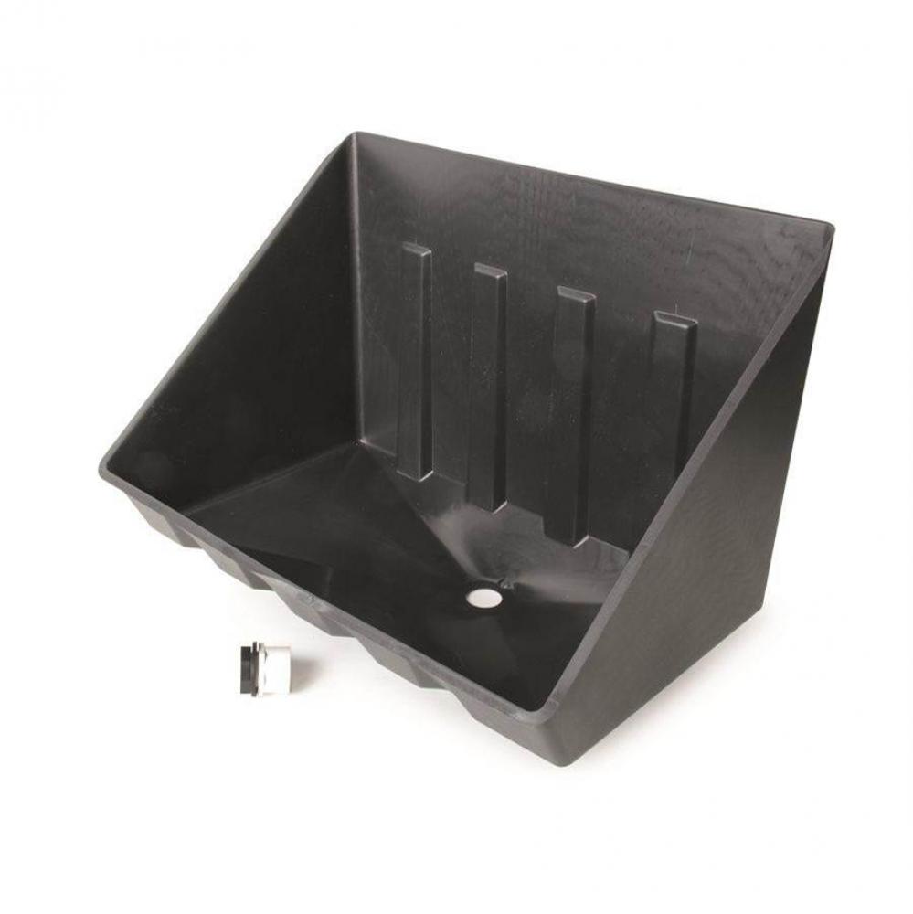 Tankless W/H Drain Pan w/CPVC Fitting