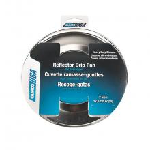 Camco 00363 - Drip Pan Round 7'' Chrome Gas