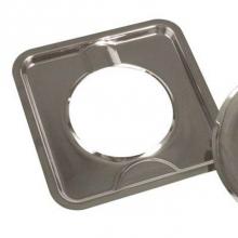 Camco 00373 - Drip Pan Square 7 3/4'' Chrome Gas