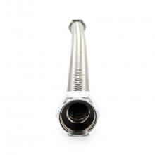 Camco 10735 - Water Connector 15'' Flex Stainless 3/4'' FIP x 3/4'' FIP Cut Case