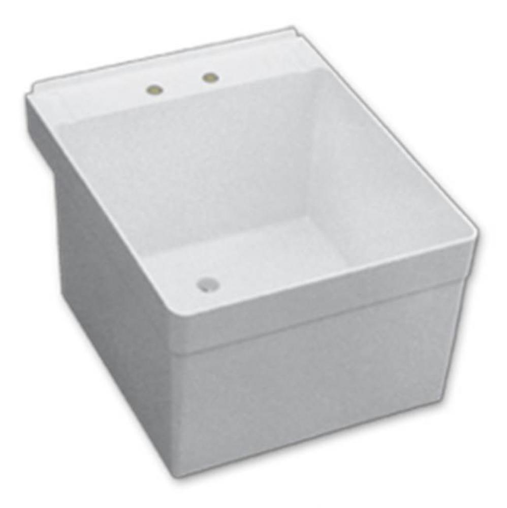 WM20-1 Wall Mnt Snk White Std