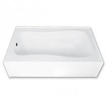 Florestone 32603718 - 6037 Fiberglass Tub RH White