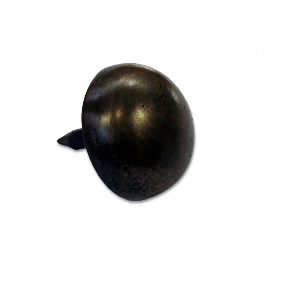 Medium-large round brass clavo