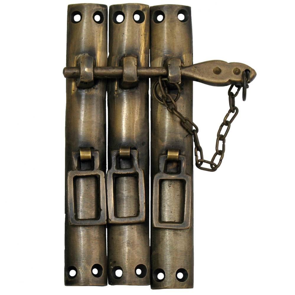 Three Piece Lock w/ Chain