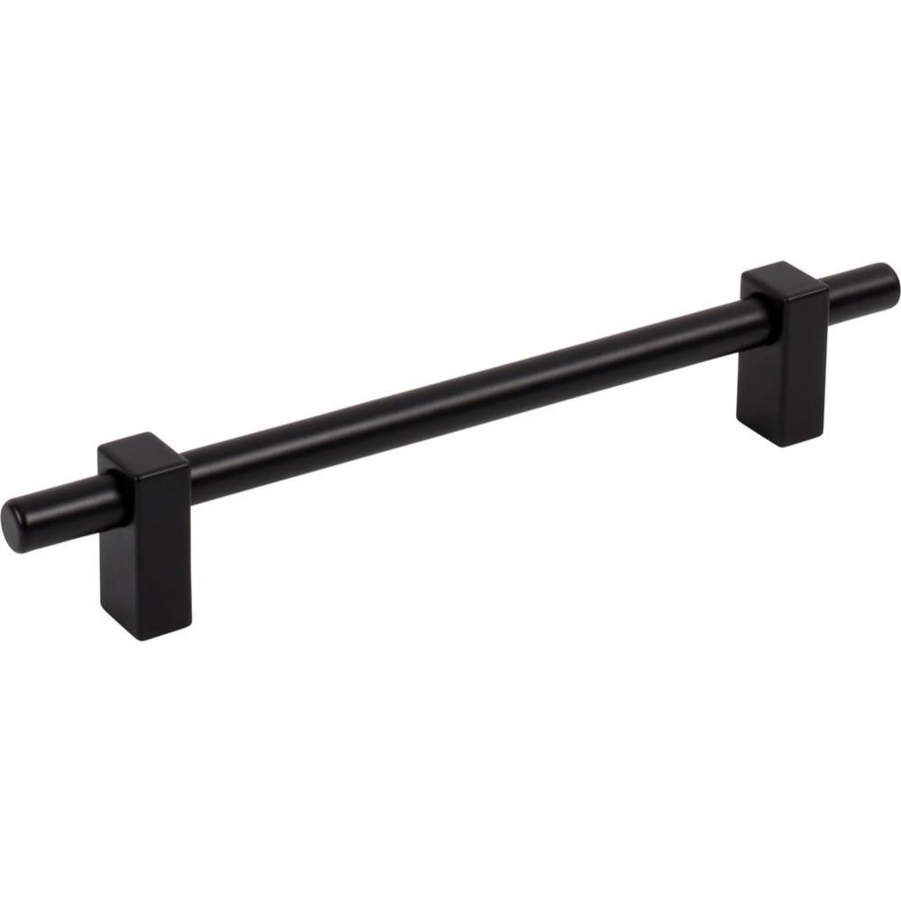 160 mm Center-to-Center Matte Black Larkin Cabinet Bar Pull
