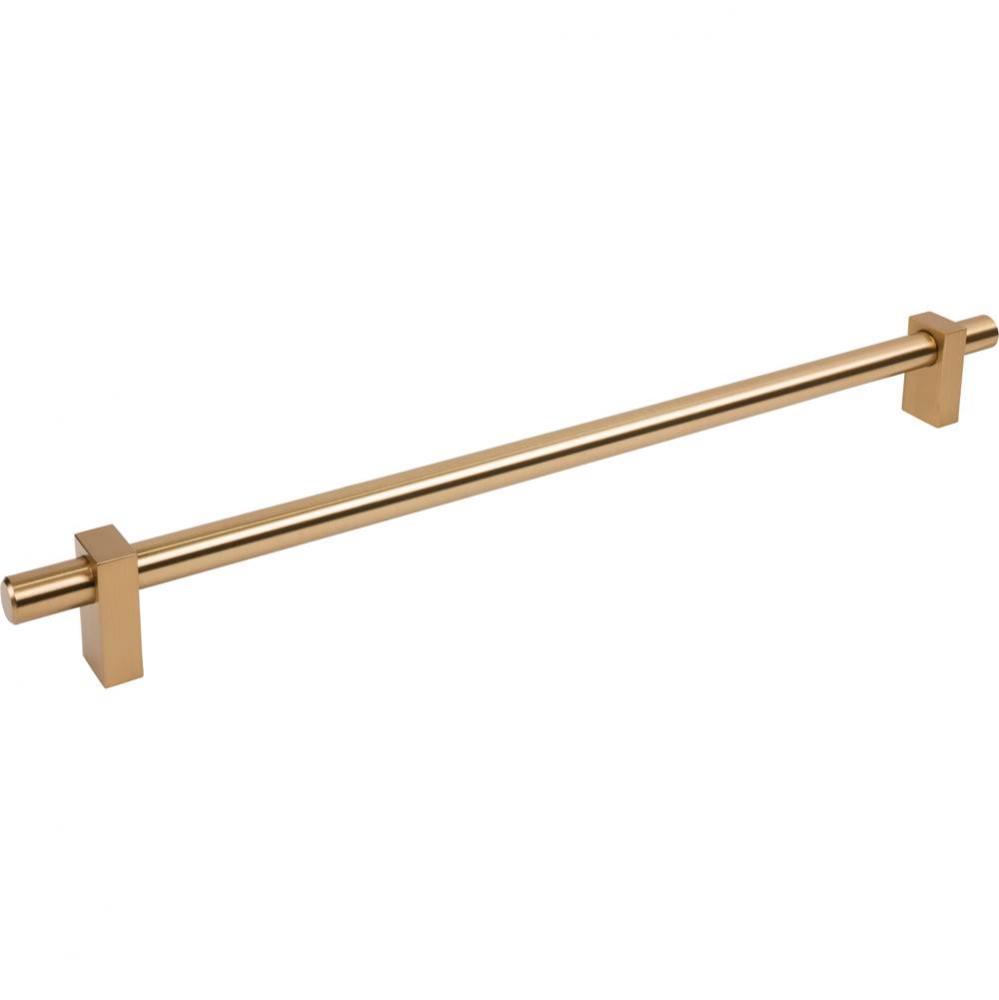 18'' Center-to-Center Satin Bronze Larkin Appliance Pull
