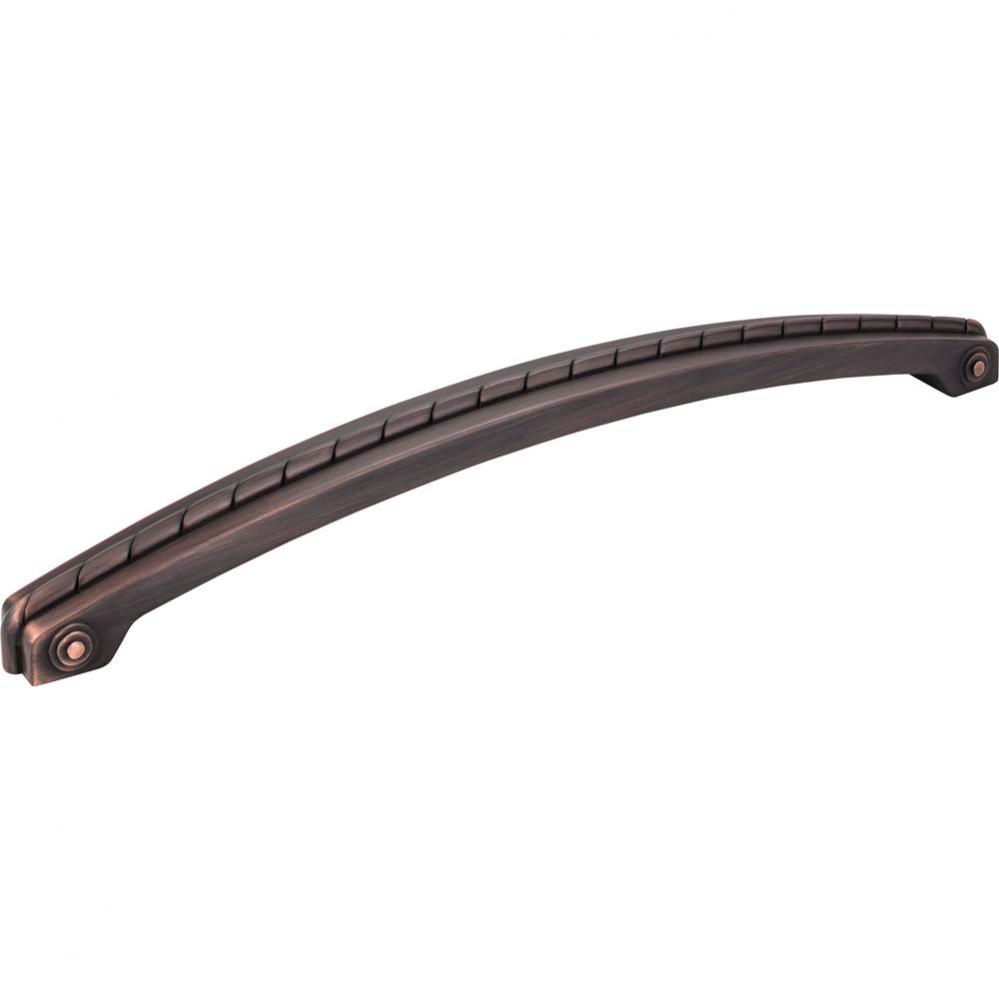 12'' Center-to-Center Brushed Oil Rubbed Bronze Rope Rhodes Appliance Handle
