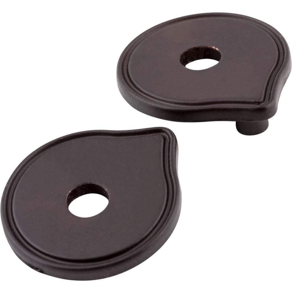 Brushed Oil Rubbed Bronze Pull Escutcheons
