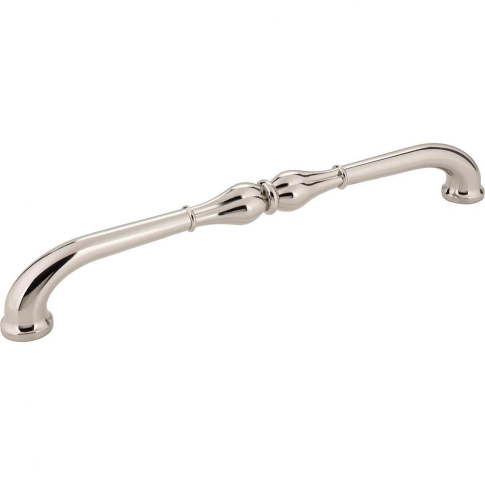 12'' Center-to-Center Polished Nickel Bella Appliance Handle