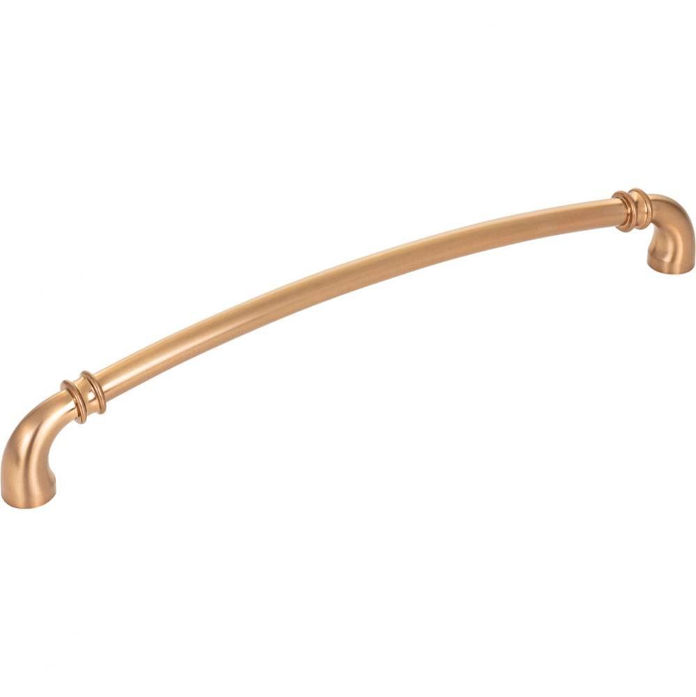 224 mm Center-to-Center Satin Bronze Marie Cabinet Pull