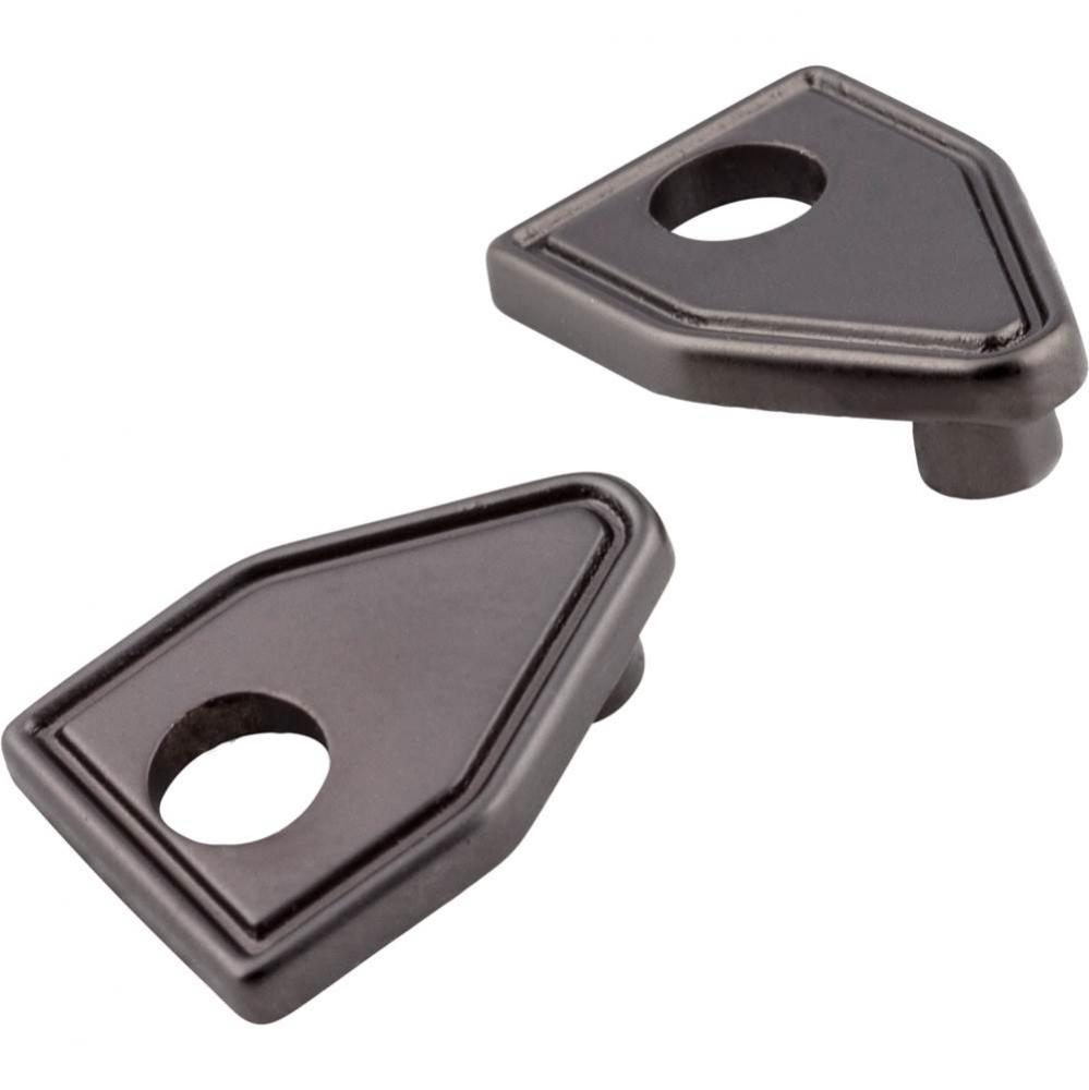 Brushed Pewter Pull Escutcheons