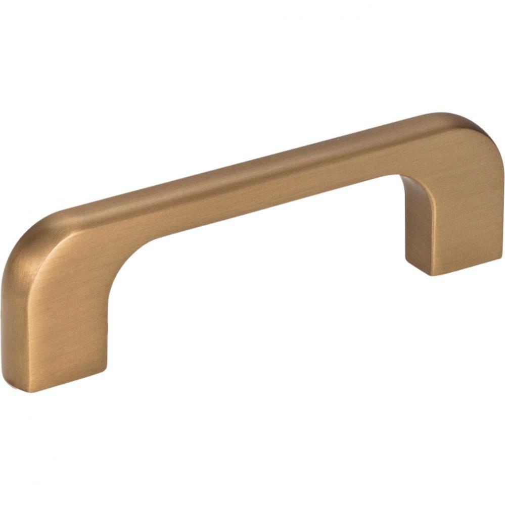 3'' Center-to-Center Satin Bronze Alvar Cabinet Pull