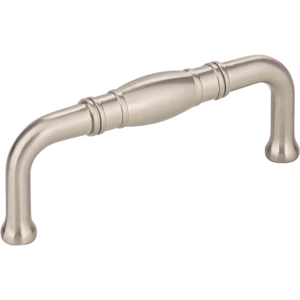 3'' Center-to-Center Satin Nickel Durham Cabinet Pull