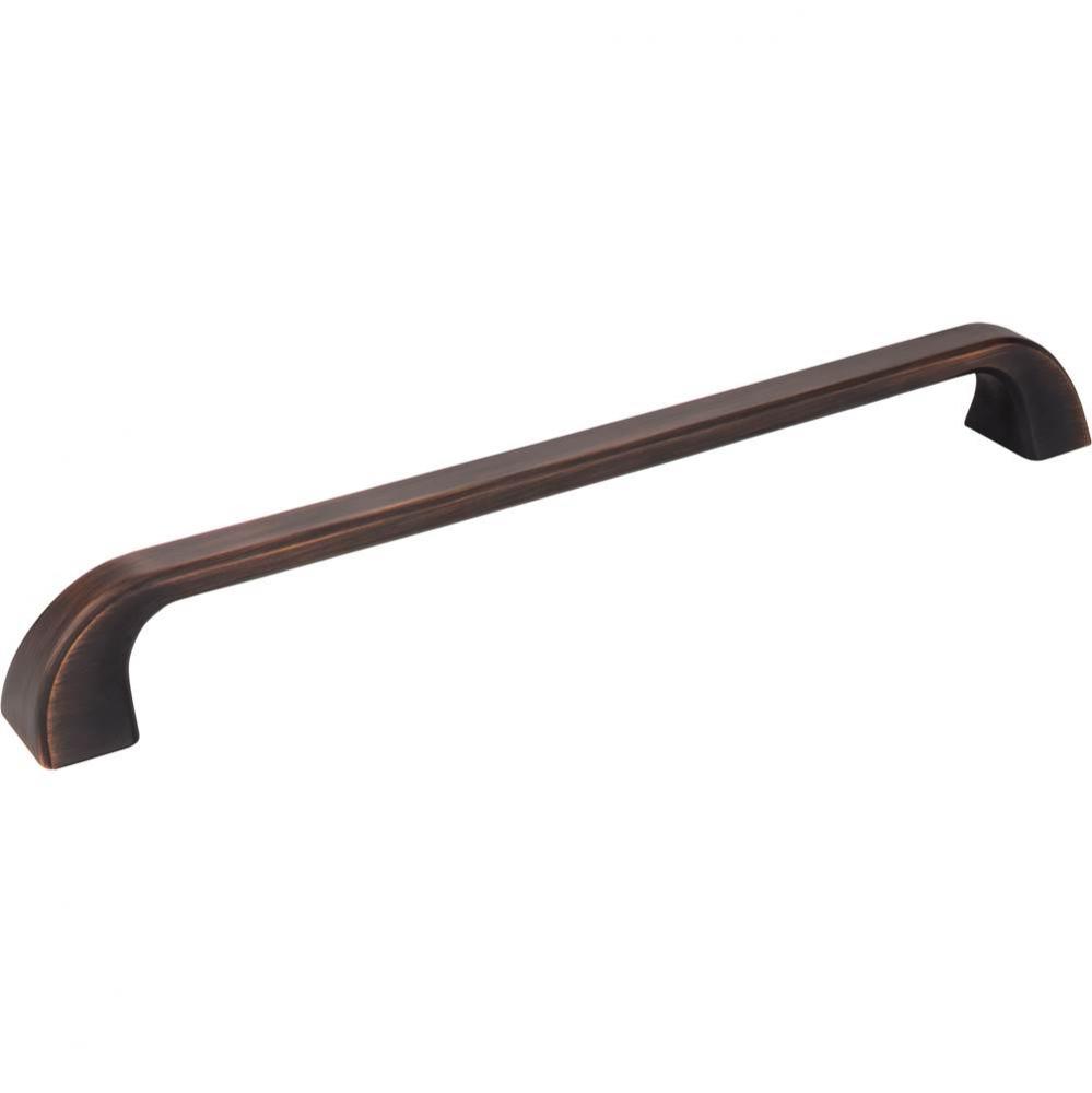 12'' Center-to-Center Brushed Oil Rubbed Bronze Square Marlo Appliance Handle