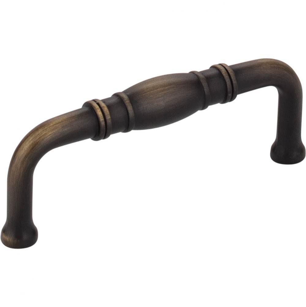 3'' Center-to-Center Antique Brushed Satin Brass Durham Cabinet Pull