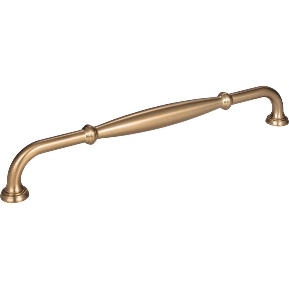 12'' Center-to-Center Satin Bronze Tiffany Appliance Handle