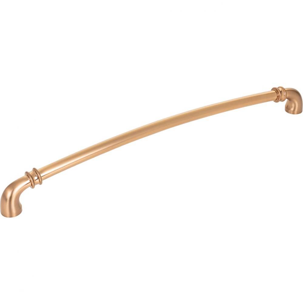 305 mm Center-to-Center Satin Bronze Marie Cabinet Pull