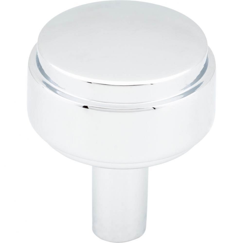 1-1/8'' Diameter Polished Chrome Hayworth Cabinet Knob