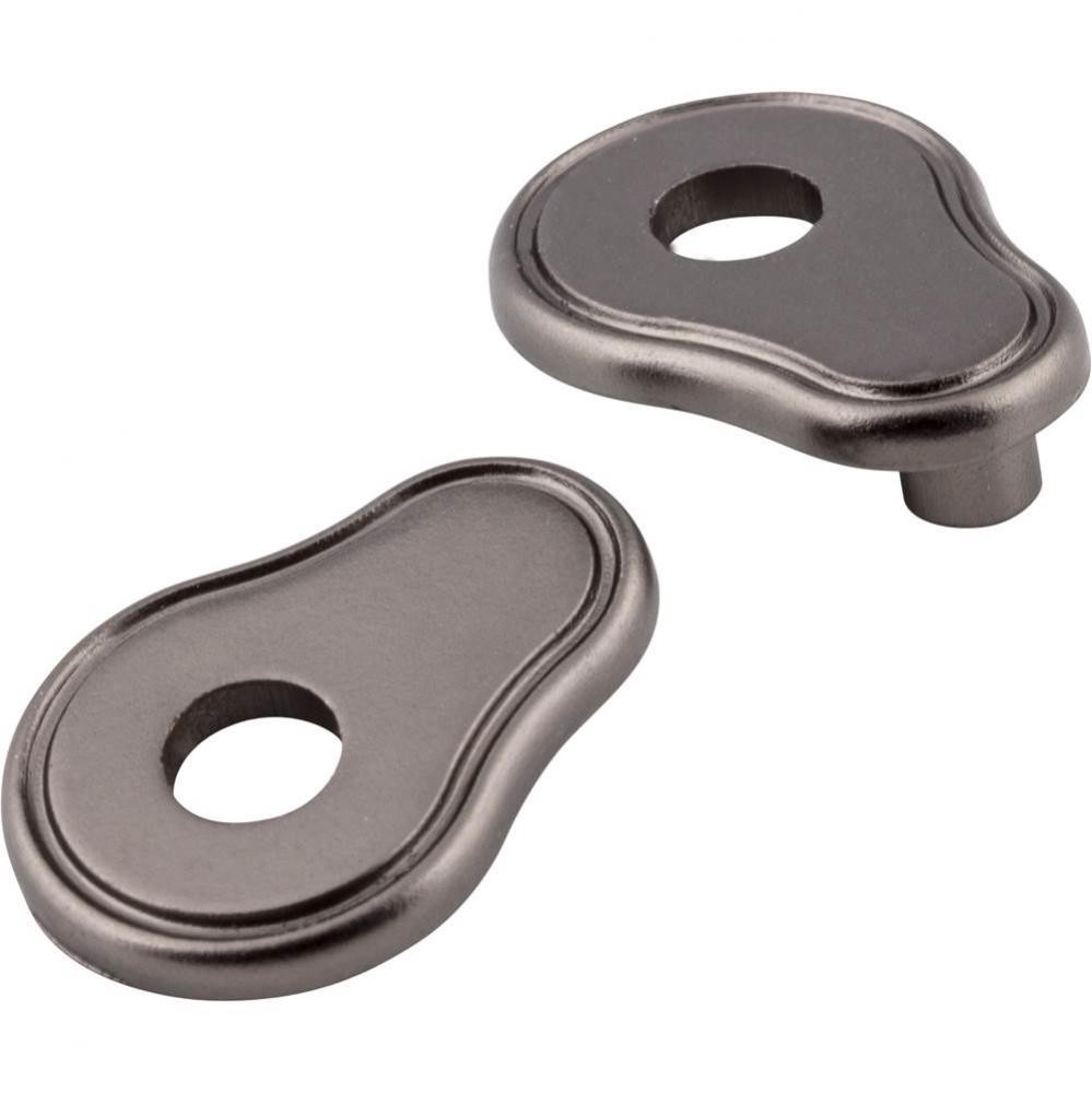Brushed Pewter Pull Escutcheons