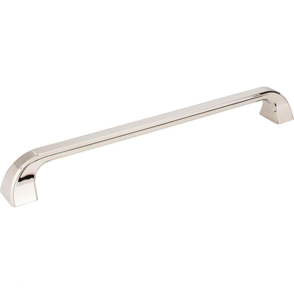 12'' Center-to-Center Polished Nickel Square Marlo Appliance Handle