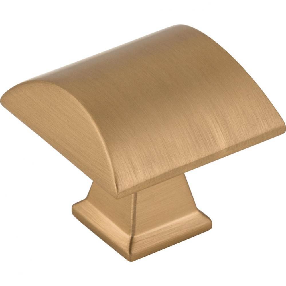 1-1/4'' Overall Length  Satin Bronze Roman Cabinet Knob