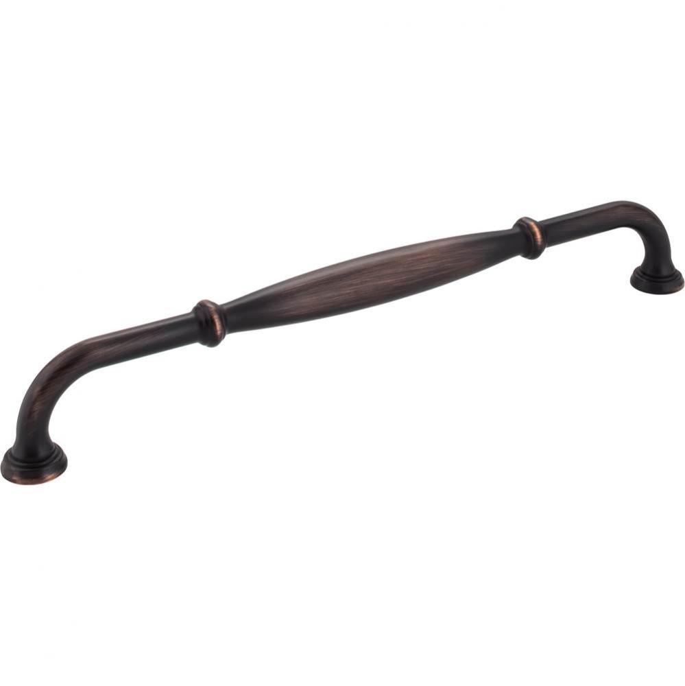 12'' Center-to-Center Brushed Oil Rubbed Bronze Tiffany Appliance Handle