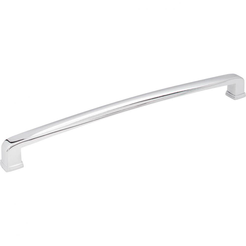 12'' Center-to-Center Polished Chrome Square Milan 1 Appliance Handle