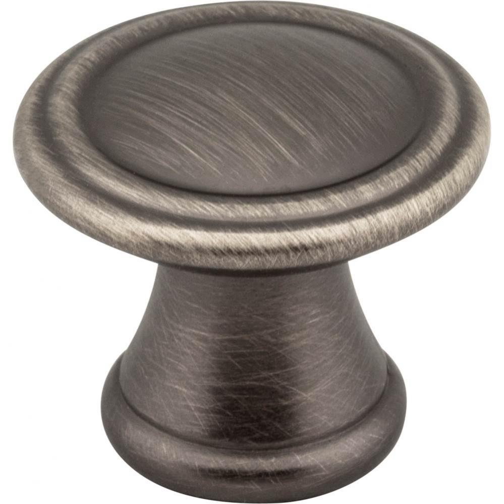 1-3/16'' Diameter Brushed Pewter Chesapeake Cabinet Knob