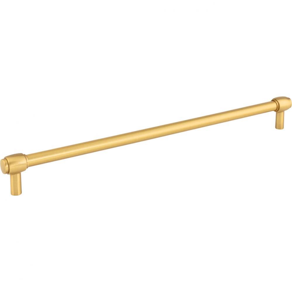 305 mm Center-to-Center Brushed Gold Hayworth Cabinet Bar Pull