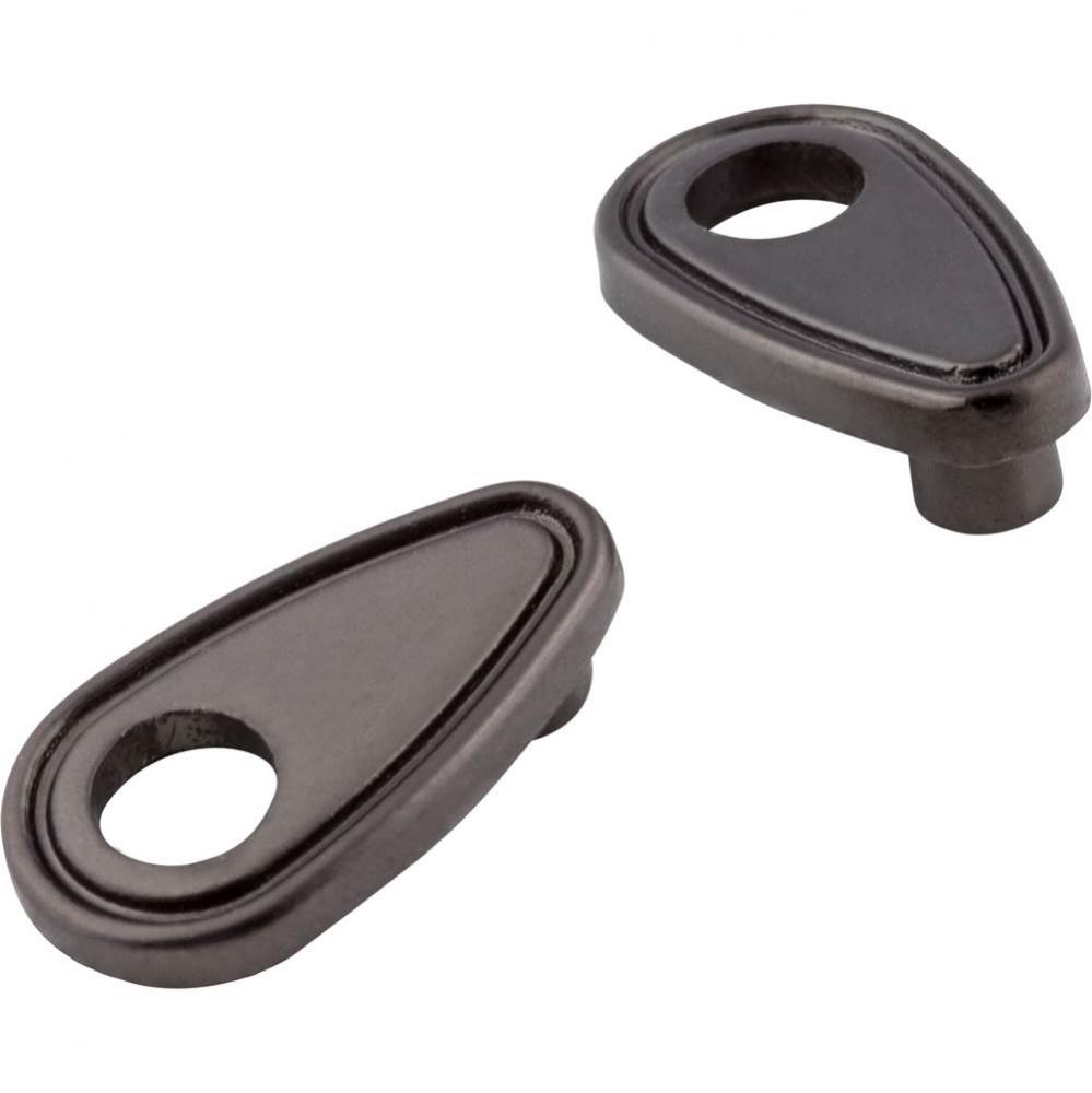 Brushed Pewter Pull Escutcheons