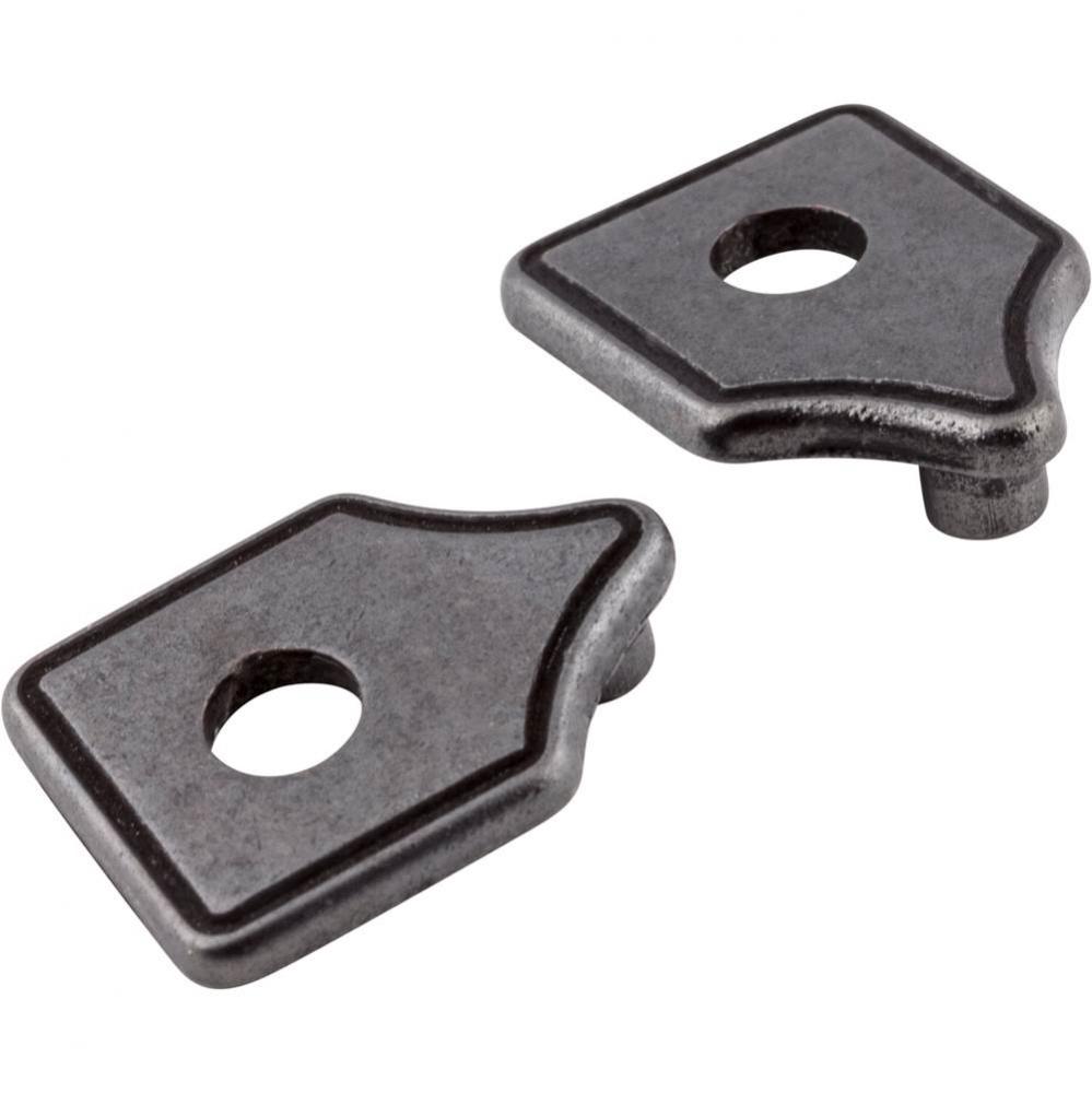 Gun Metal Pull Escutcheons