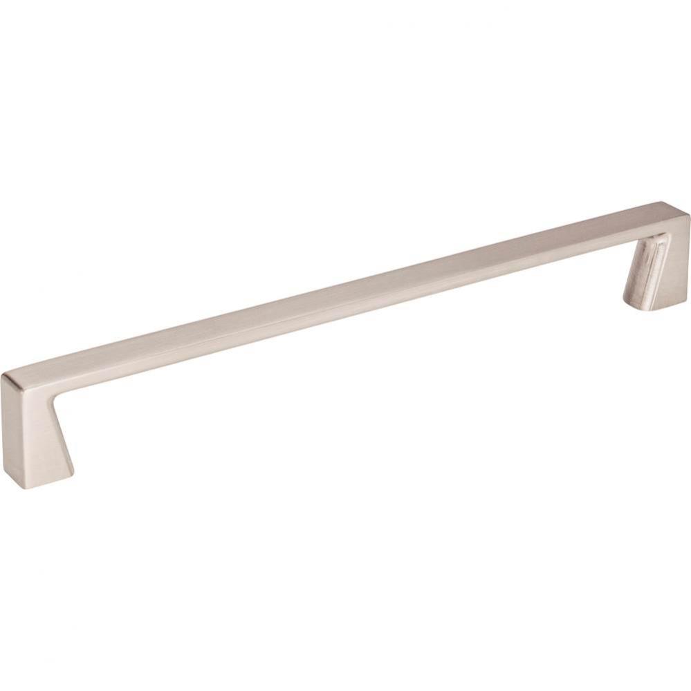 192 mm Center-to-Center Satin Nickel Square Boswell Cabinet Pull