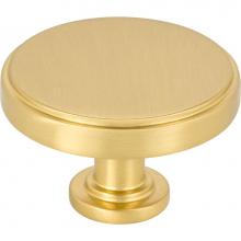 Jeffrey Alexander 171L-BG - 1-3/4'' Diameter Brushed Gold Richard Cabinet Knob