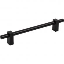 Jeffrey Alexander 478-160MB - 160 mm Center-to-Center Matte Black Larkin Cabinet Bar Pull