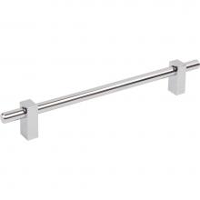 Jeffrey Alexander 478-192PC - 192 mm Center-to-Center Polished Chrome Larkin Cabinet Bar Pull