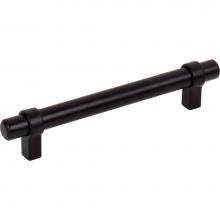 Jeffrey Alexander 5128MB - 128 mm Center-to-Center Matte Black Key Grande Cabinet Bar Pull