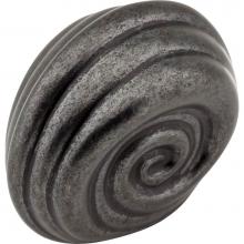 Jeffrey Alexander 415S-DACM - 1-1/4'' Overall Length Gun Metal Lille Cabinet Knob