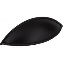 Jeffrey Alexander 8237MB - 96 mm Center-to-Center Matte Black Lenoir Cabinet Cup Pull