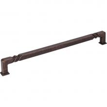 Jeffrey Alexander 602-12DMAC - 12'' Center-to-Center Distressed Oil Rubbed Bronze Rustic Twist Tahoe Appliance Handle