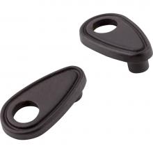 Jeffrey Alexander PE08-DBAC - Brushed Oil Rubbed Bronze Pull Escutcheons