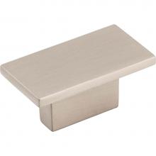 Jeffrey Alexander 81021SN - 1-9/16'' Overall Length Satin Nickel Rectangle Mirada Cabinet Knob