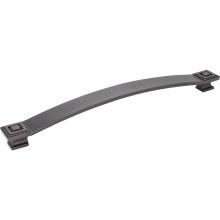 Jeffrey Alexander 585-12DACM - 12'' Center-to-Center Gun Metal Square Delmar Appliance Handle
