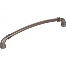 Jeffrey Alexander 445-192BNBDL - 192 mm Center-to-Center Brushed Pewter Marie Cabinet Pull