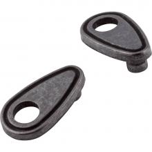 Jeffrey Alexander PE08-DACM - Gun Metal Pull Escutcheons