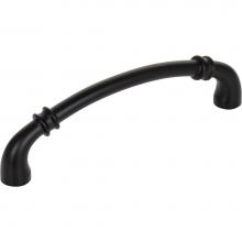 Jeffrey Alexander 445-128MB - 128 mm Center-to-Center Matte Black Marie Cabinet Pull