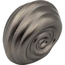 Jeffrey Alexander 415S-BNBDL - 1-1/4'' Overall Length Brushed Pewter Lille Cabinet Knob